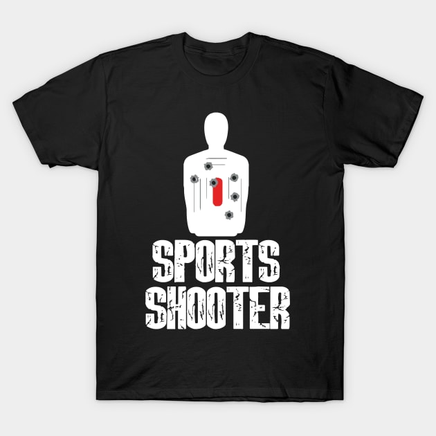 Sports Shooter | Sports Shooting Gun Club Hobby T-Shirt by DesignatedDesigner